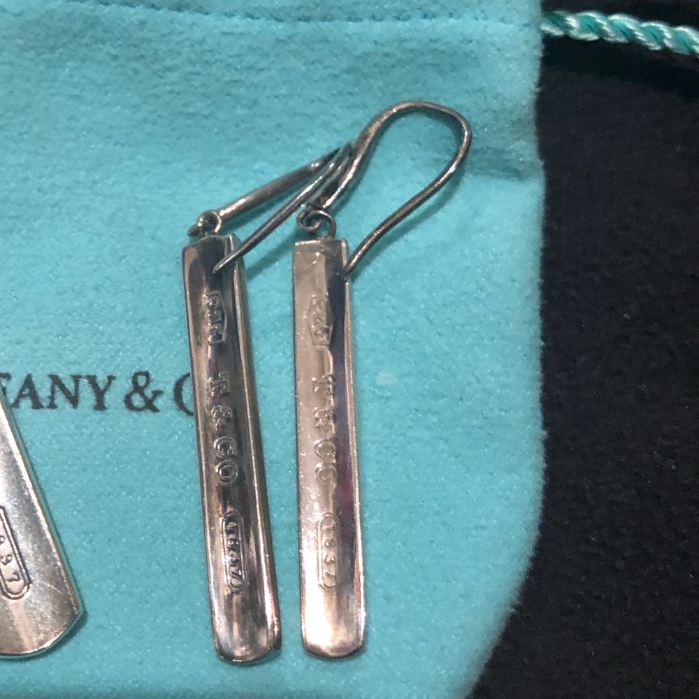 Tiffany & Co Bar Dangle Earrings